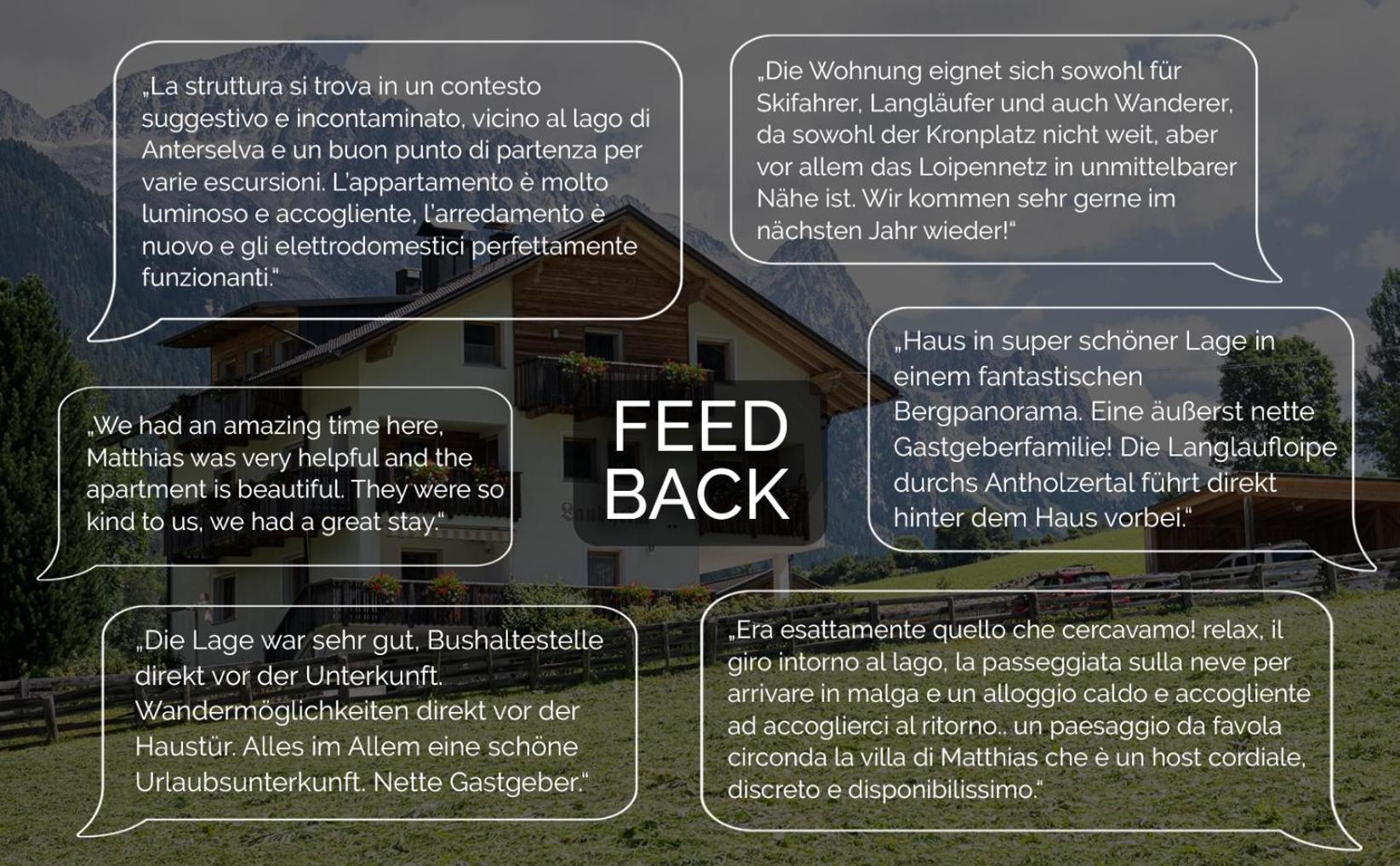 Apartments Nature Apis Landheim Anterselva di Mezzo Zewnętrze zdjęcie